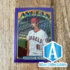 2021 Topps Heritage Chrome Anthony Rendon #627 Hot Box Refractor (Purple)